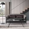 Sofa CAROLINE pilka/juoda