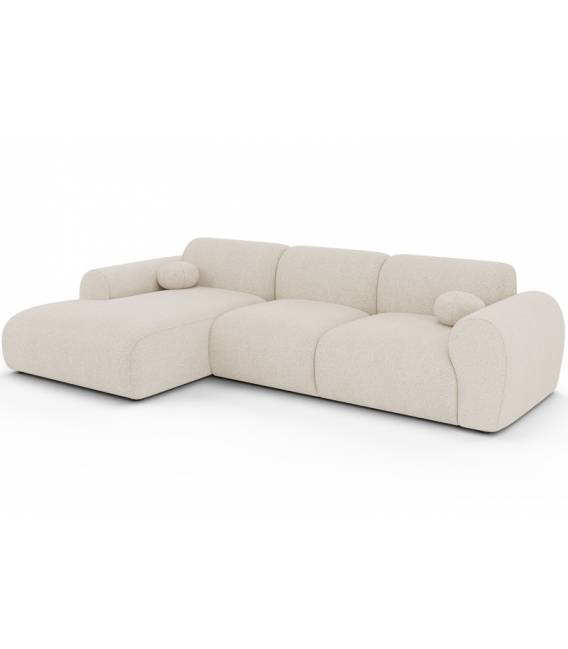 Minkštas kampas CLOUD 300x177 baltas