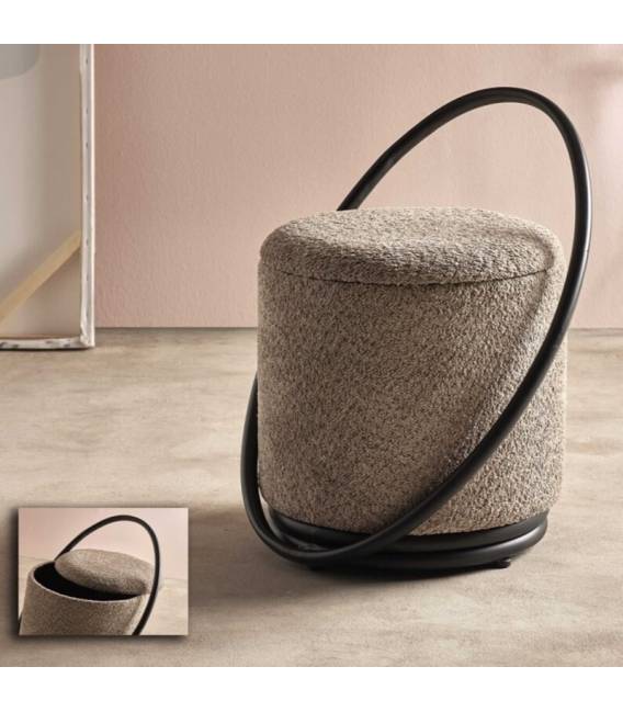 Pufas VISON 47x40 beige