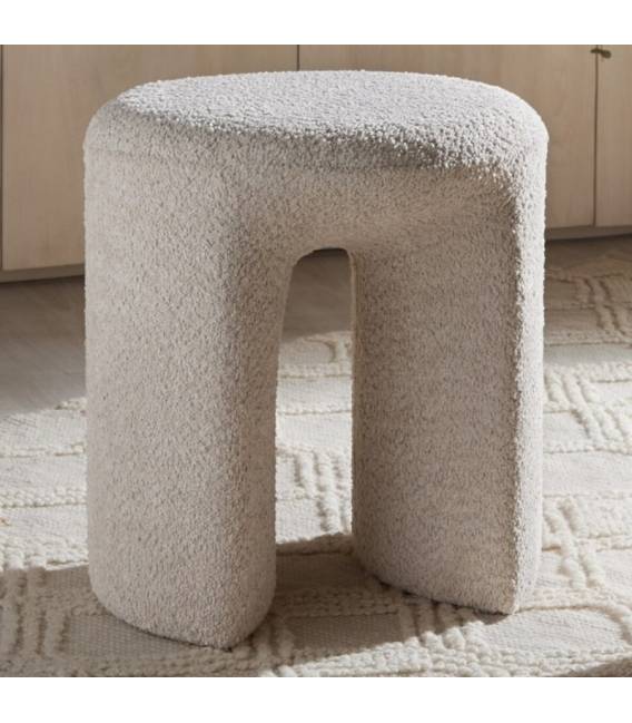 Pufas RIZO 44x47 beige