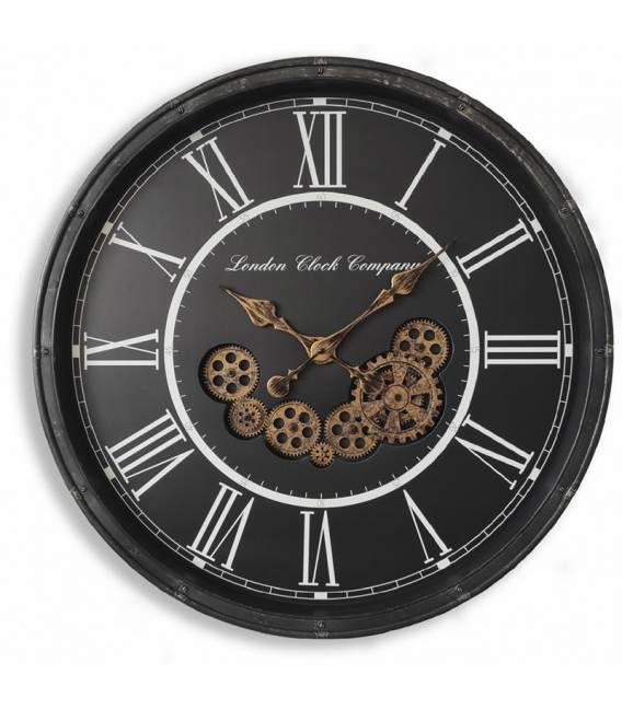 Laikrodis LONDON CLOCK Ø76 juodas