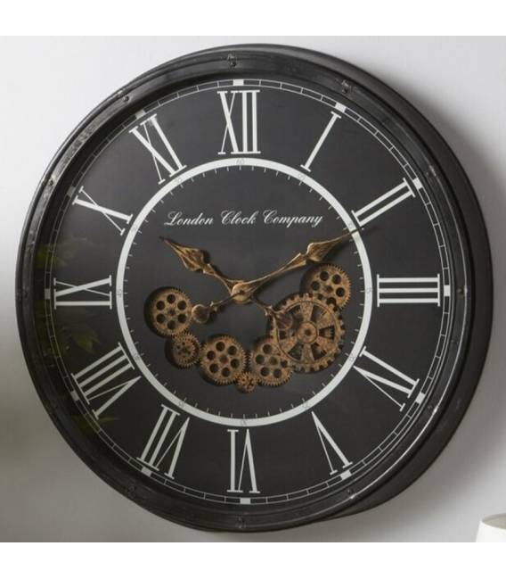 Laikrodis LONDON CLOCK Ø76 juodas