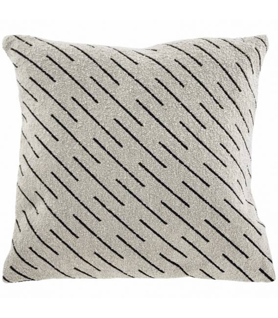 Pagalvėlė DIAGONAL 44x44 juoda/pilka