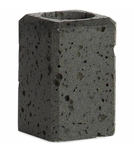 Dantų šepetėlio laikiklis TRAVERTINE juodas