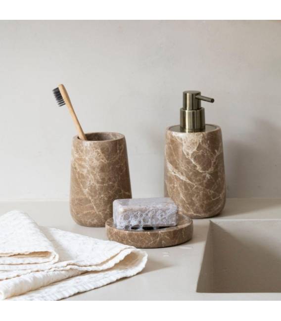 Dantų šepetėlio laikiklis MARBLE marmurinis