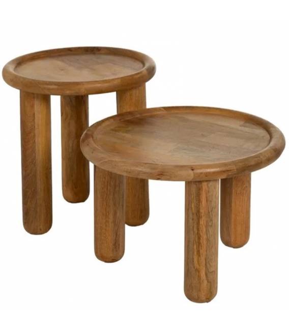 Šoninis staliukas MANGO 50x36 rudas