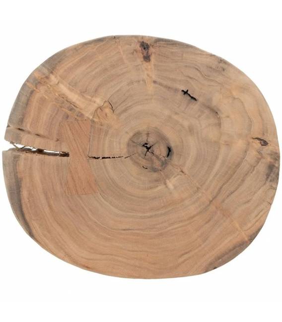 Šoninių staliukų komplektas ACACIA rudas (3 vnt.)