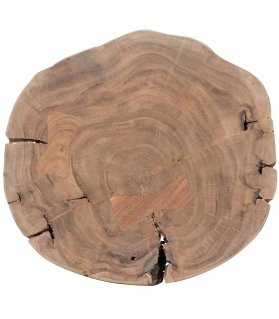 Šoninių staliukų komplektas ACACIA rudas (3 vnt.)