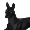 Dekoracija DOBERMAN 37x22 juoda
