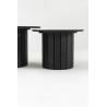 Kavos staliukai MUSHROOM L Ø90/Ø70 rambla/ black (2 vnt.)