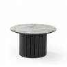 Kavos staliukai MUSHROOM L Ø90/Ø70 rambla/ black (2 vnt.)