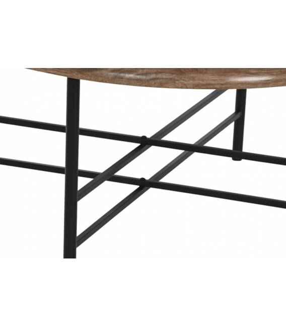 Kavos staliukas SPRUCE GLASS 76x81 rudas