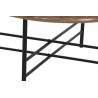 Kavos staliukas SPRUCE GLASS 76x81 rudas