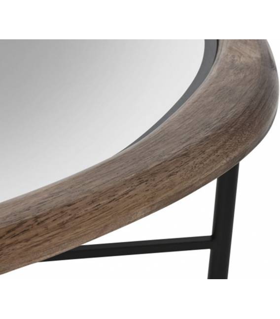 Kavos staliukas SPRUCE GLASS 76x81 rudas