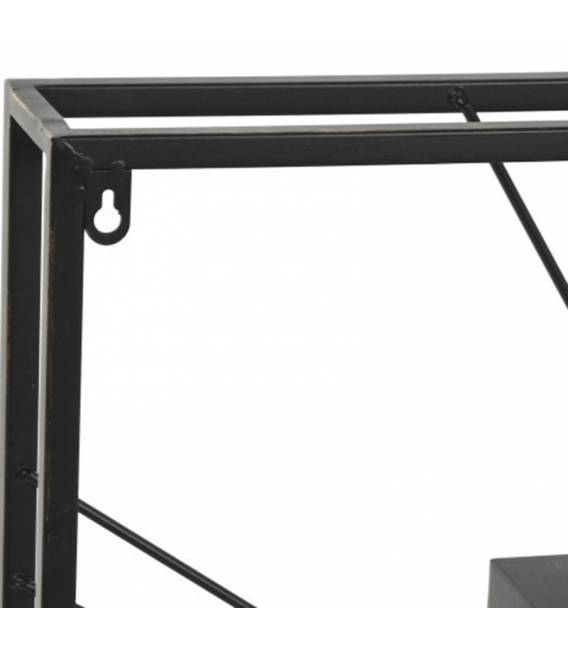 Laikrodis METAL GLASS 80x80 juodas