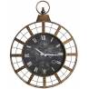Laikrodis IRON GLASS 60x78 bronzinis/juodas