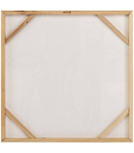 Paveikslas BLACK BLOTS 60x60 juodas/geltonas