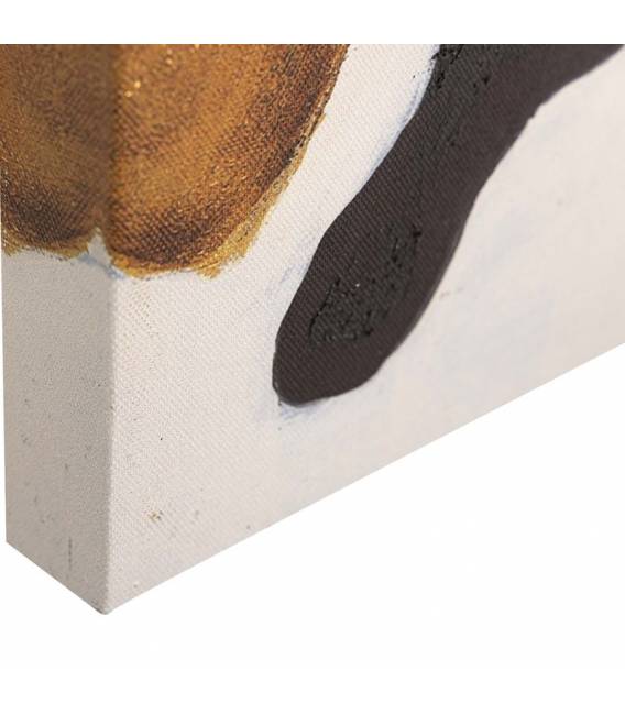 Paveikslas YELLOW BLOTS 60x60 juodas/geltonas