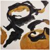 Paveikslas YELLOW BLOTS 60x60 juodas/geltonas