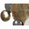 Dekoracija CIRCLES 157x77 pilka/auksinė