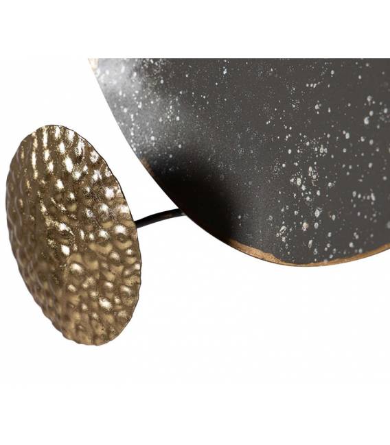 Dekoracija CIRCLES 157x77 pilka/auksinė