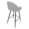 Pusbario kėdė ROSARIO VIC šviesiai pilka