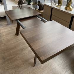 Išskleidžiamas stalas VEGA 160(210)x90 tamsiai rudas