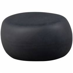 Šoninis staliukas PEBBLE 65x49 juodas