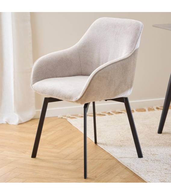 Krėsliukas 107766 beige/sukasi