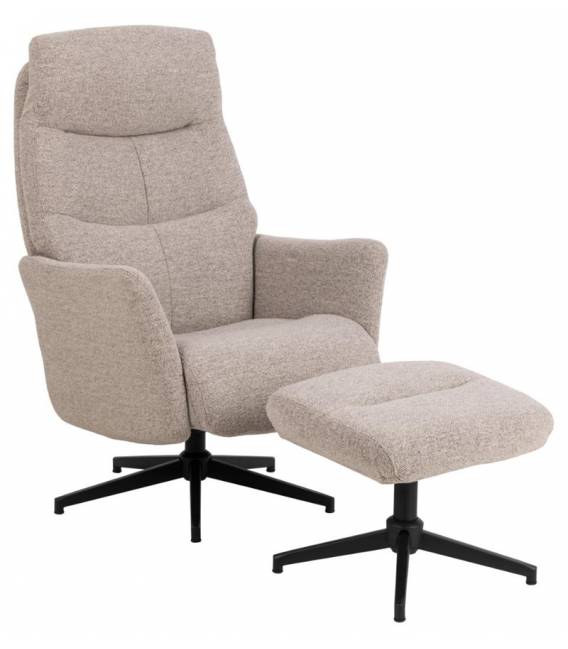 Fotelis 105213 beige/reguliuojamas