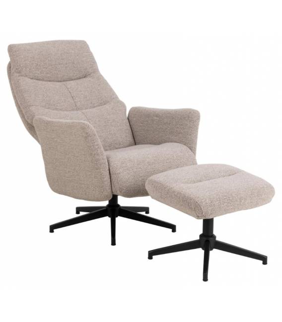 Fotelis 105213 beige/reguliuojamas