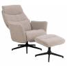 Fotelis 105213 beige/reguliuojamas