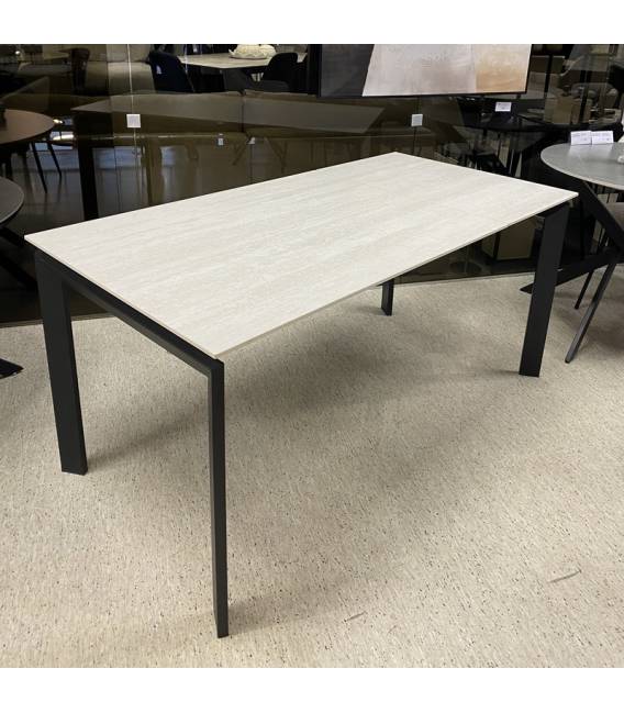 Išskleidžiamas stalas LOREO 110(160)x80 rusvas