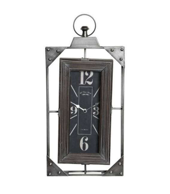 Laikrodis WOOD LANTERN 29x61 pilkas