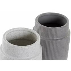 Dantų šepetėlio laikiklis GREY STONEWARE 8x11 tamsiai pilkas