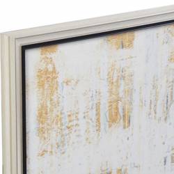 Paveikslas GLASS-A 60x80 baltas/auksinis