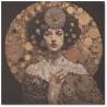 Paveikslas GIRL ROYAL-B 120x120 rudas