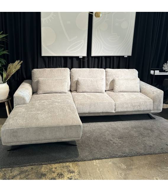Minkštas kampas MISTIC 275x185 rusvas