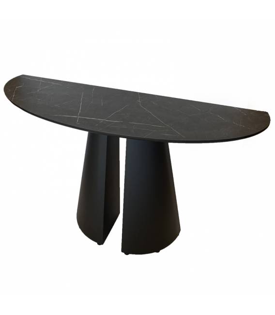 Konsolė KOALA 130x42 royal mermer/ black