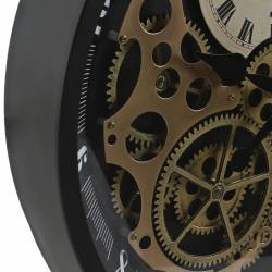 Laikrodis METAL CLOCK Ø46 juodas