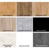 Konsolė WOX 100x30 white chromix / smėlio koja
