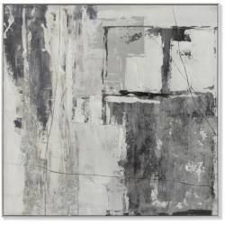 Paveikslas CANVAS WINTER-A 80x80 pilkas