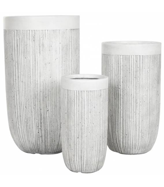 Vazonas MAGNESIA TALL-L 44x79 baltas
