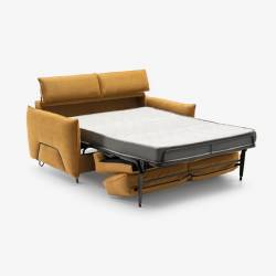Sofa-lova ALAN 188x100 geltona