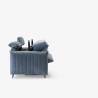 Sofa-lova KLUSTER 188x100 mėlyna