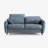 Sofa-lova KLUSTER 188x100 mėlyna