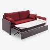 Sofa-lova DUETTO 207x93 geltona