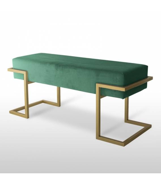 Suoliukas RENGO 100x34 VIC žalias/ auksinės kojos