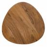 Šoninių staliukų komplektas ACACIA WOOD rudas (3 vnt.)