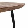 Šoninių staliukų komplektas ACACIA WOOD rudas (3 vnt.)